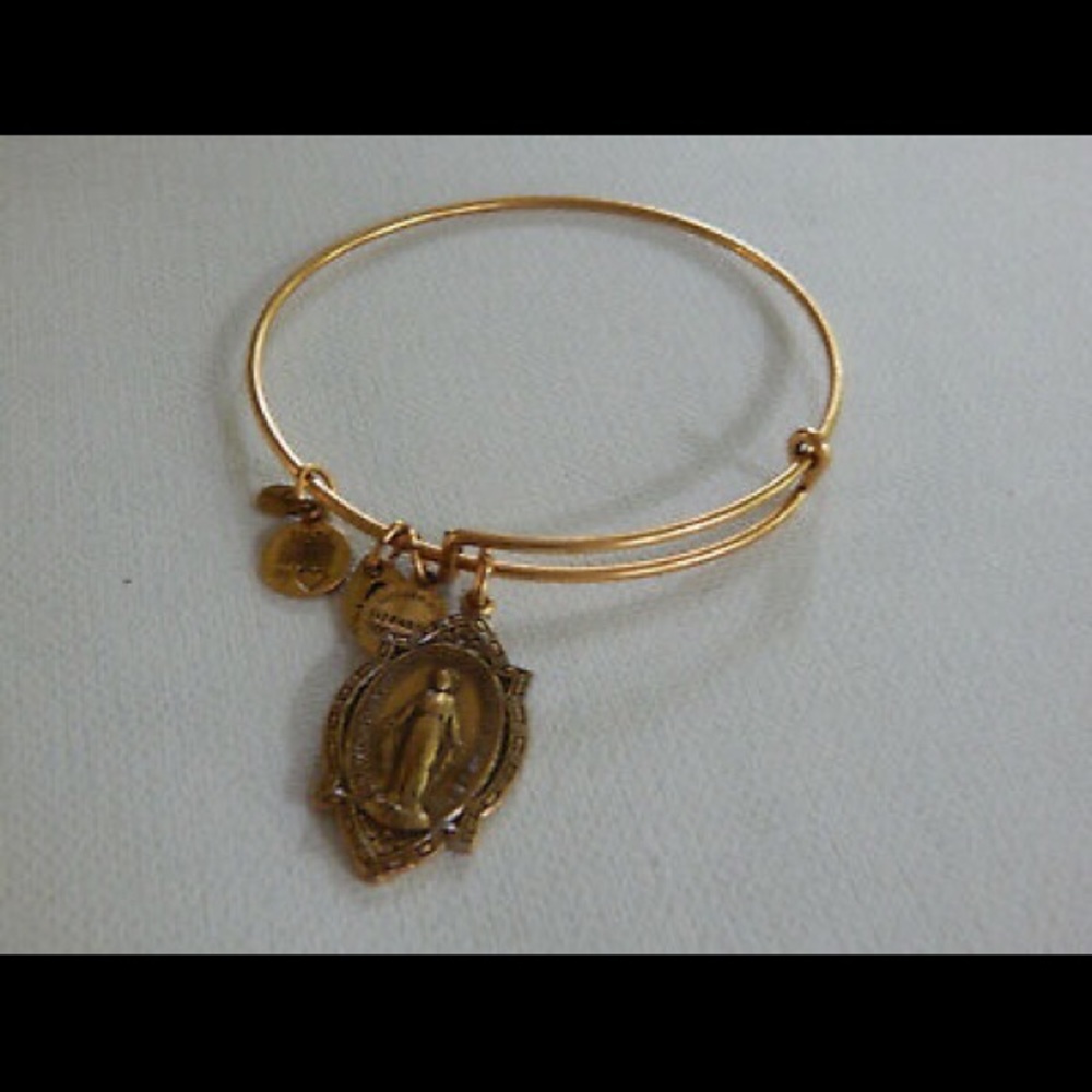 Alex and Ani Mother Mary Charm Bangle